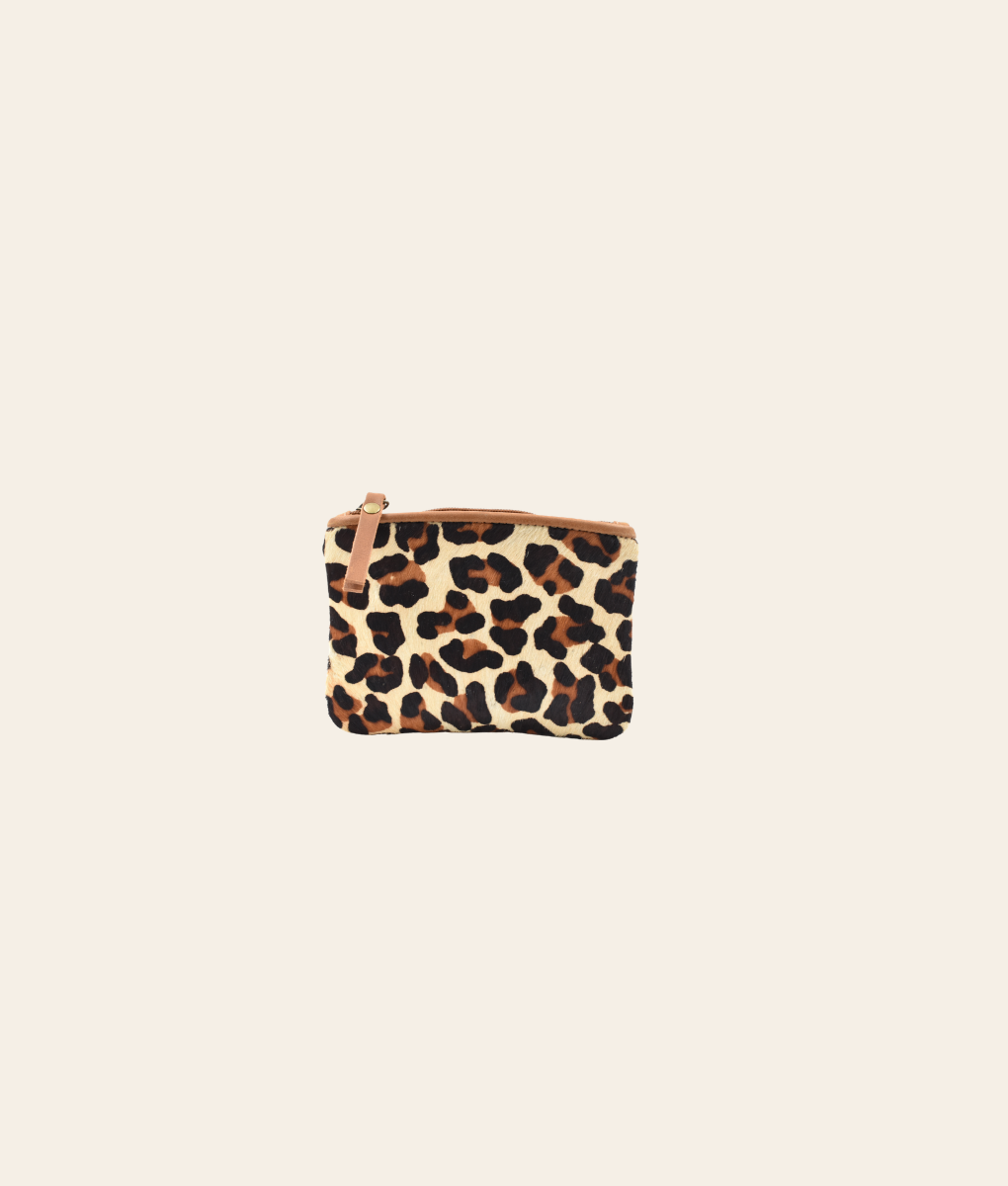 Printed Purse Tan
