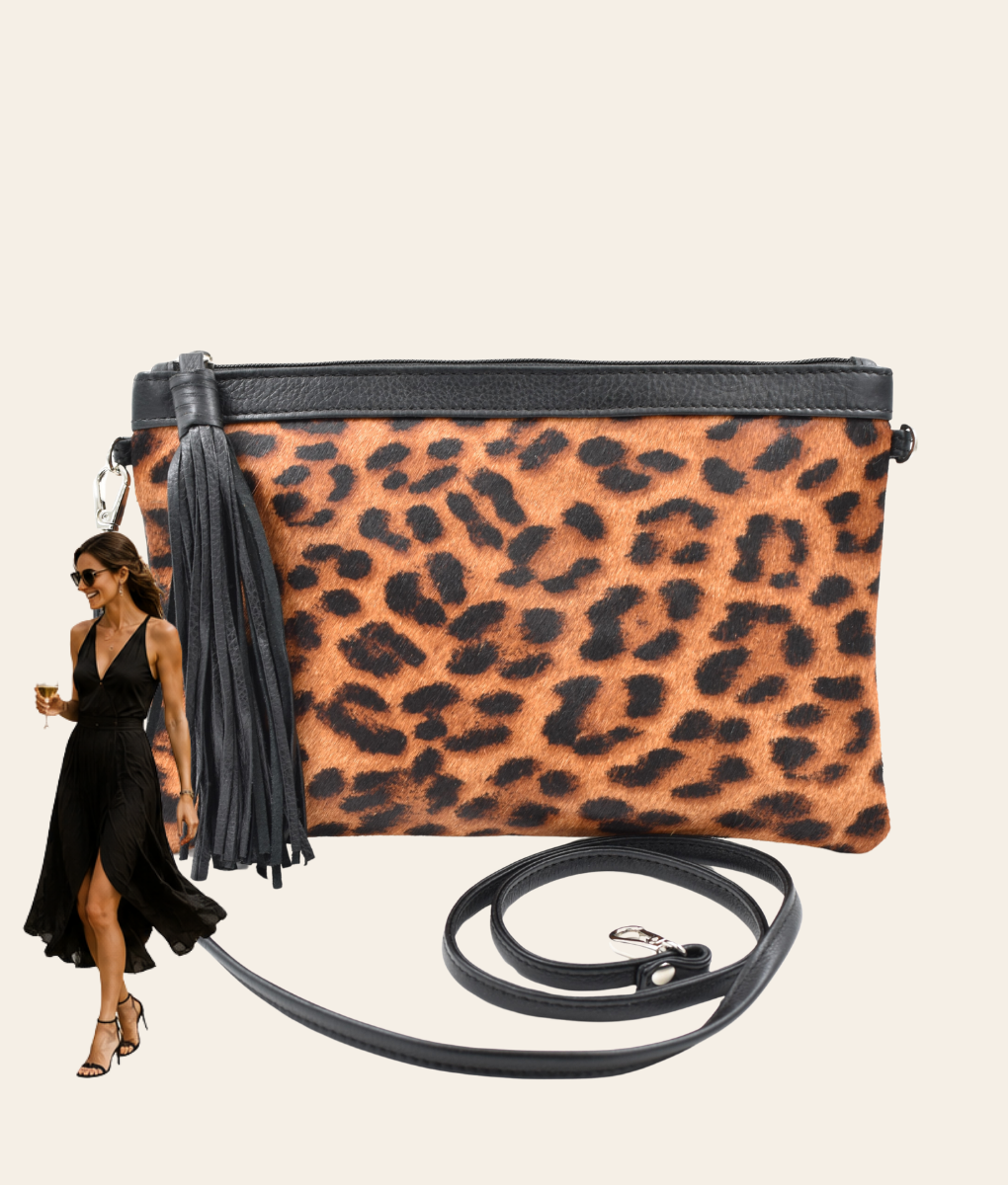 Printed Natalie Black